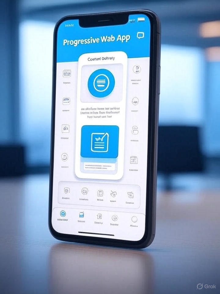 Progressive Web App (PWA) for Content Delivery
